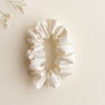Šilkinė plaukų gumytė „Dramblio Kaulas“ – 3 cm – 1